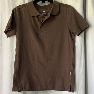 The Honest Company Chocolate Polo Shirt